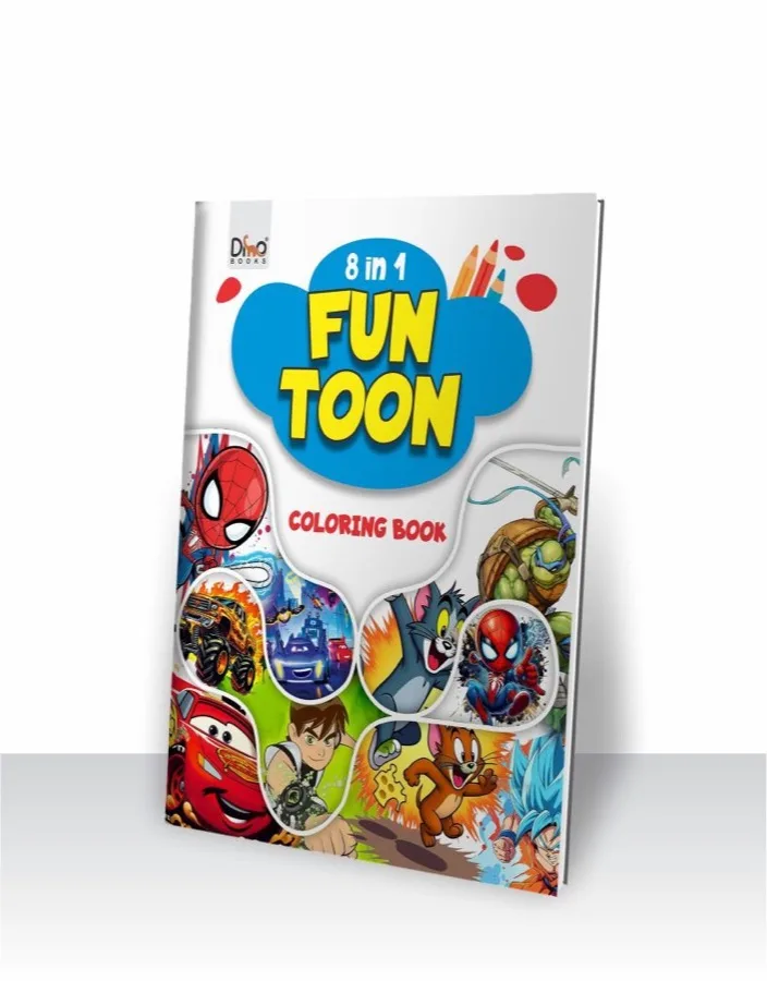 8 in 1 Colouring Book — Boys