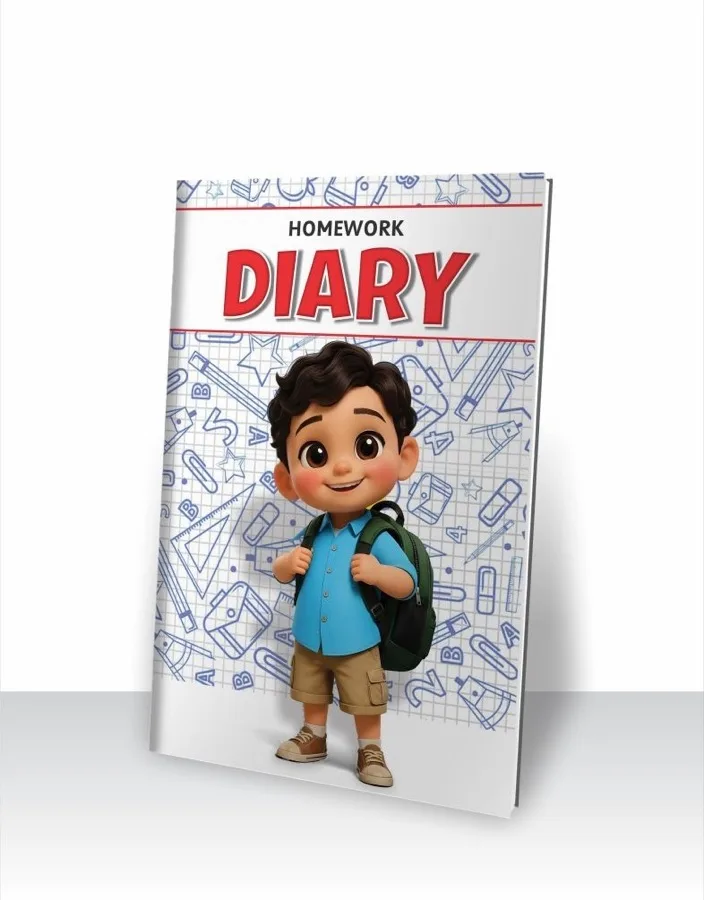 8 Sheet Homework Diary